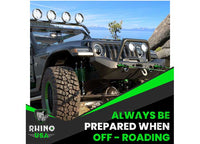 Rhino USA - Heavy - Duty Red D - Ring Shackle Set (2 - Pack) - 3/4 Inch