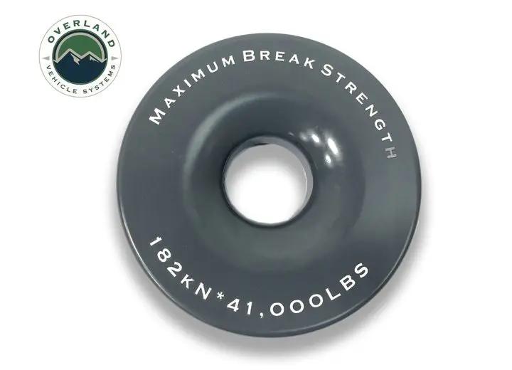 Overland Vehicle Systems / Up Down Air - High - Strength 4.00in Recovery Ring with 41,000 lb Capacity and Storage Bag