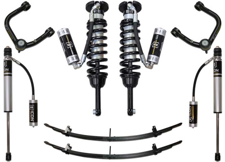 ICON Tacoma Stage 4 Suspension System with Tubular Upper Control Arms - 2005-2023 Models, 0-3.5" and 0-2.75" Lift Options