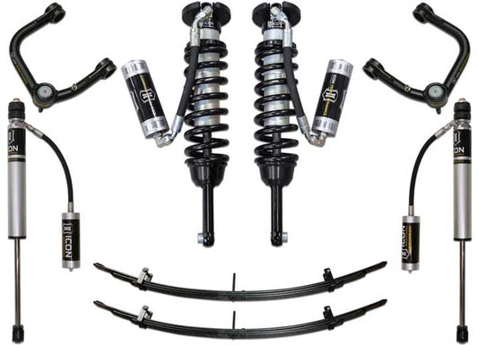 ICON Tacoma Stage 4 Suspension System with Tubular Upper Control Arms - 2005-2023 Models, 0-3.5" and 0-2.75" Lift Options