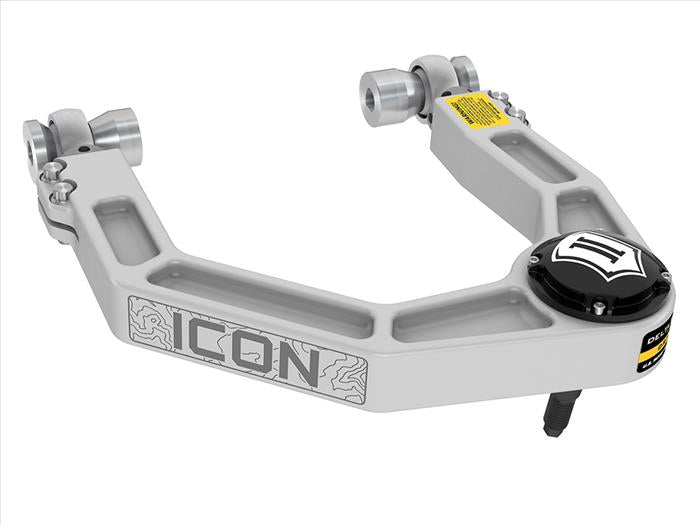 ICON 2021-2023 Ford Bronco Billet Upper Control Arm/Delta Joint Pro Kit - CNC Machined Aluminum, Enhanced Suspension Articulation, Adjustable, Durable Off-Road Performance