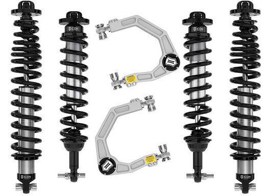 ICON 2021-2023 Ford Bronco Non-Sasquatch 3-4" Lift Stage 3 Suspension Kit with Billet UCAs – Maximize Your Off-Road Adventure