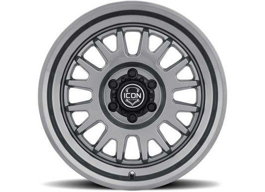 ICON Alloys Anza Gun Metal 17x8.5 Wheels - Set of Four