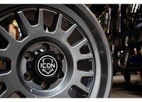 Icon Vehicle Dynamics - ICON Alloys Anza Gun Metal 17x8.5 Wheels - Set of Four