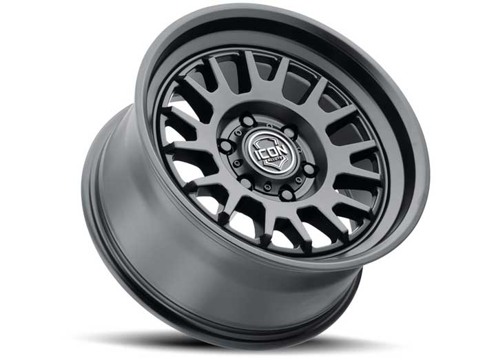 Icon Vehicle Dynamics - ICON ALLOYS ANZA SATIN BLACK - 17 X 8.5 / 5 X 5 / - 6MM / 4.5IN BS