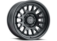 Icon Vehicle Dynamics - ICON ALLOYS ANZA SATIN BLACK - 17 X 8.5 / 5 X 5 / - 6MM / 4.5IN BS