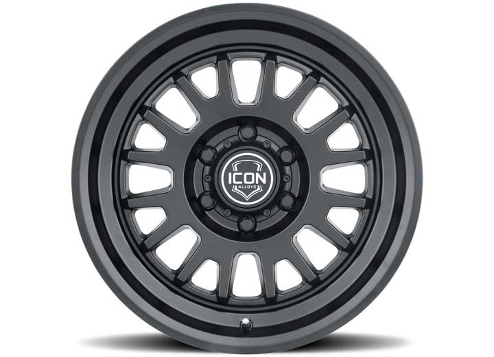 Icon Vehicle Dynamics - ICON ALLOYS ANZA SATIN BLACK - 17 X 8.5 / 5 X 5 / - 6MM / 4.5IN BS