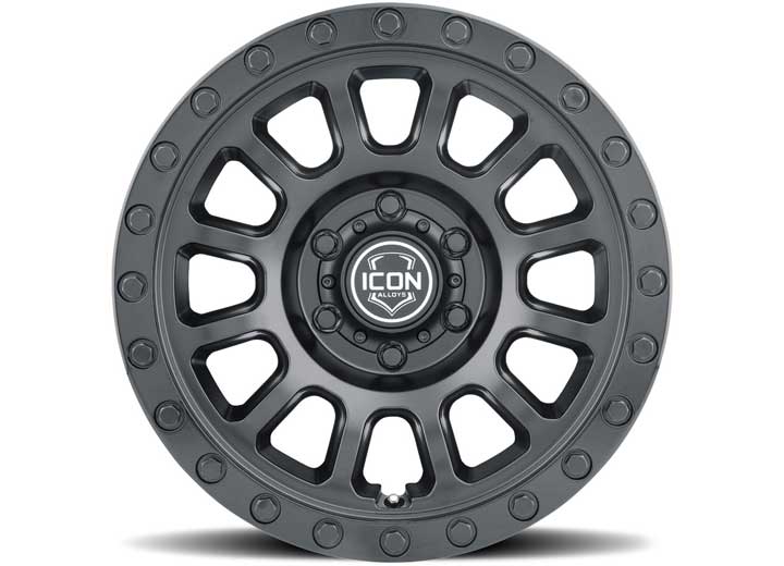 ICON ALLOYS HULSE DUAL BLACK - 17 X 8.5 / 5 X 5 / -6MM / 4.5IN BS