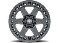 ICON ALLOYS RAIDER SAT BLK-17 X 8.5/6 X 5.5/0 MM/4.75IN BS