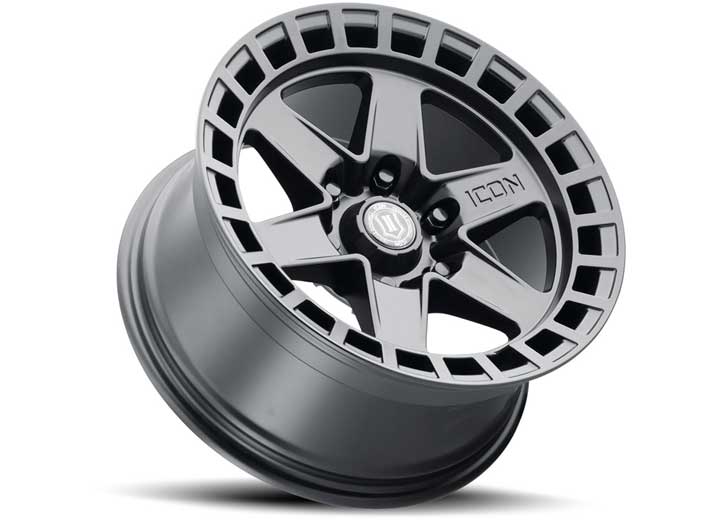 ICON ALLOYS RAIDER SAT BLK-17 X 8.5/6 X 5.5/0 MM/4.75IN BS