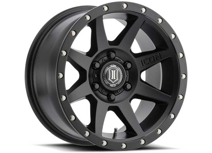 ICON Alloys Rebound 17x8.5 Satin Black 5x5 Wheel