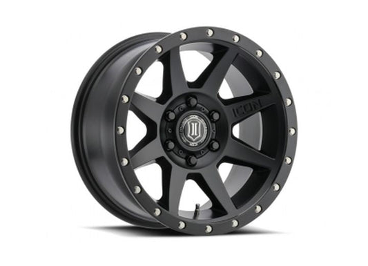 Icon Alloys Rebound 17x8.5 Satin Black 6x135 Off-Road Wheel