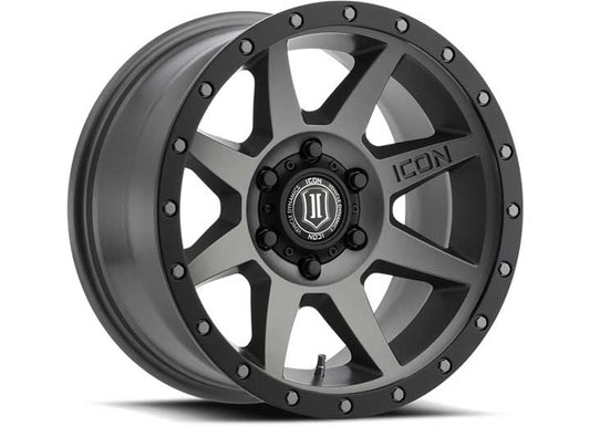 ICON ALLOYS Rebound 17x8.5 Titanium Wheel 6x135 Bolt Pattern