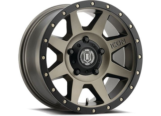 ICON Alloys Rebound Bronze - 18x9 Wheel - 5x5 Bolt Pattern - 12mm Offset - 4.5" Backspace