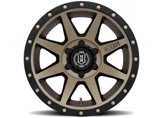 ICON Alloys Rebound Bronze - 18x9 Wheel - 5x5 Bolt Pattern - 12mm Offset - 4.5" Backspace