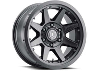 Icon Alloys Rebound Pro 17x8.5 Satin Black Wheel Bolt Pattern: 5x5 (127mm)