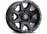 Icon Vehicle Dynamics - ICON Alloys Rebound Satin Black - 18 x 9 Wheel - 5 x 150 Bolt Pattern - 25mm Offset - 6" Backspacing
