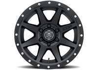 ICON Alloys Rebound Satin Black 18x9 Wheel - 6x5.5" Bolt Pattern, 0mm Offset, 5" Backspacing