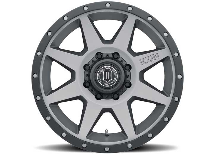 Icon Vehicle Dynamics - ICON ALLOYS REBOUND TITANIUM - 20 X 9 / 8 x 180 / 12MM / 5.5IN BS