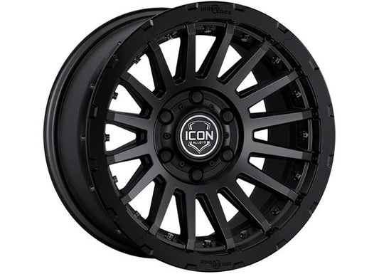 Icon Vehicle Dynamics - ICON Alloys Recon Pro Satin Black 17x8.5 Wheel - 8x6.5 Bolt Pattern, 13mm Offset