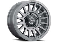 ICON Alloys Recon SLX Charcoal Wheel - 18 x 9 Size, 6 x 5.5 Bolt Pattern, 0mm Offset, 5" Backspacing