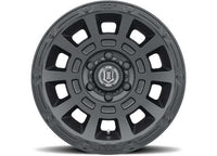 ICON Alloys Thrust Satin Black 17x8.5 Wheel 6x135 for Trucks