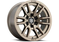Icon Vehicle Dynamics - ICON Alloys Vector 6 Bronze 17x8.5 Wheel 6x5.5 Bolt Pattern 0mm Offset