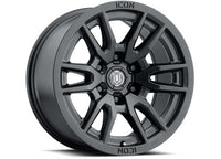 ICON ALLOYS VECTOR 6 SAT BLK Wheels - 17x8.5 - 6x5.5 - 0mm Offset