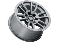 Icon Vehicle Dynamics - ICON ALLOYS Vector 6 Titanium 17x8.5 Wheel 6x5.5 Bolt Pattern 0mm Offset 4.75" Backspace