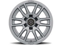 Icon Vehicle Dynamics - ICON ALLOYS Vector 6 Titanium 17x8.5 Wheel 6x5.5 Bolt Pattern 0mm Offset 4.75" Backspace