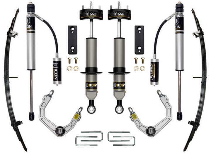 Icon Vehicle Dynamics 04-08 Ford F150 4WD Stage 2 Suspension System with Tubular Upper Control Arms - 0-2.63" Lift