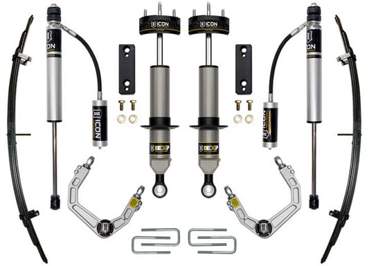 Icon Vehicle Dynamics 04-08 Ford F150 4WD Stage 2 Suspension System with Tubular Upper Control Arms - 0-2.63" Lift