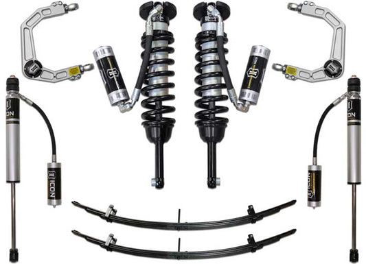 Icon Vehicle Dynamics Stage 4 Suspension System for 05-13 Toyota Tacoma with Billet Upper Control Arms (0-3.5 Inch Lift)