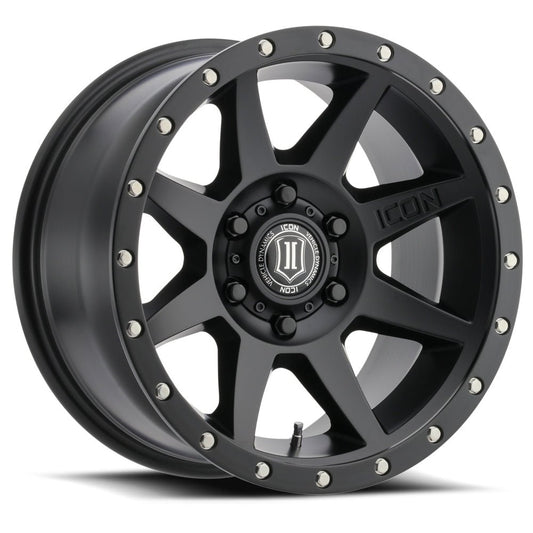 Icon Vehicle Dynamics - ICON VEHICLE DYNAMICS - REBOUND / SATIN BLACK 17"