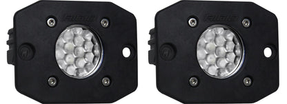 RIGID Industries - Ignite Back - Up Kit, Diffused Lens, Flush Mount, Black Housing, Pair