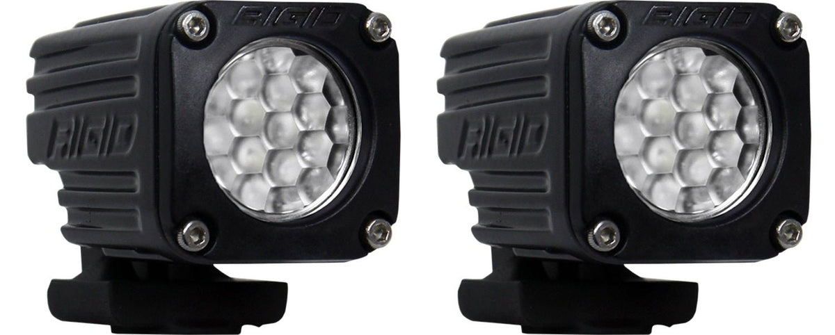 RIGID Industries - Ignite Back - Up Kit, Diffused Lens, Surface Mount, Black Housing, Pair