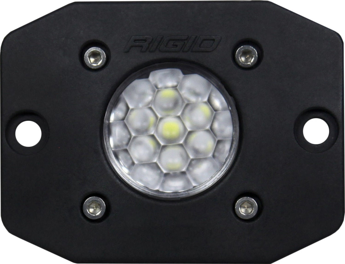 RIGID Industries - Ignite LED Light, Diffused Lens, Flush Mount, Black Housing, Single