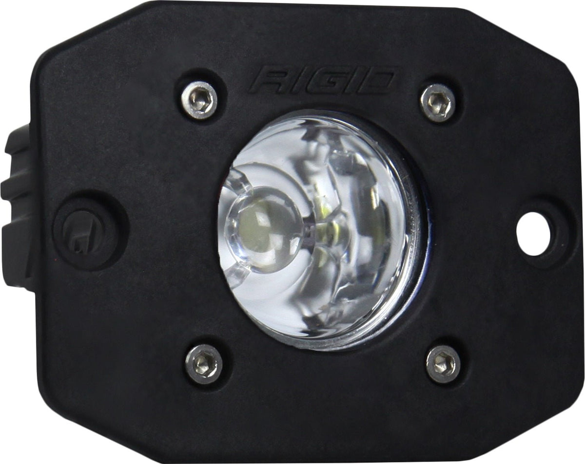 RIGID Industries - Ignite LED Light, Flood Beam Pattern, Flush Mount, Black Housing, Single