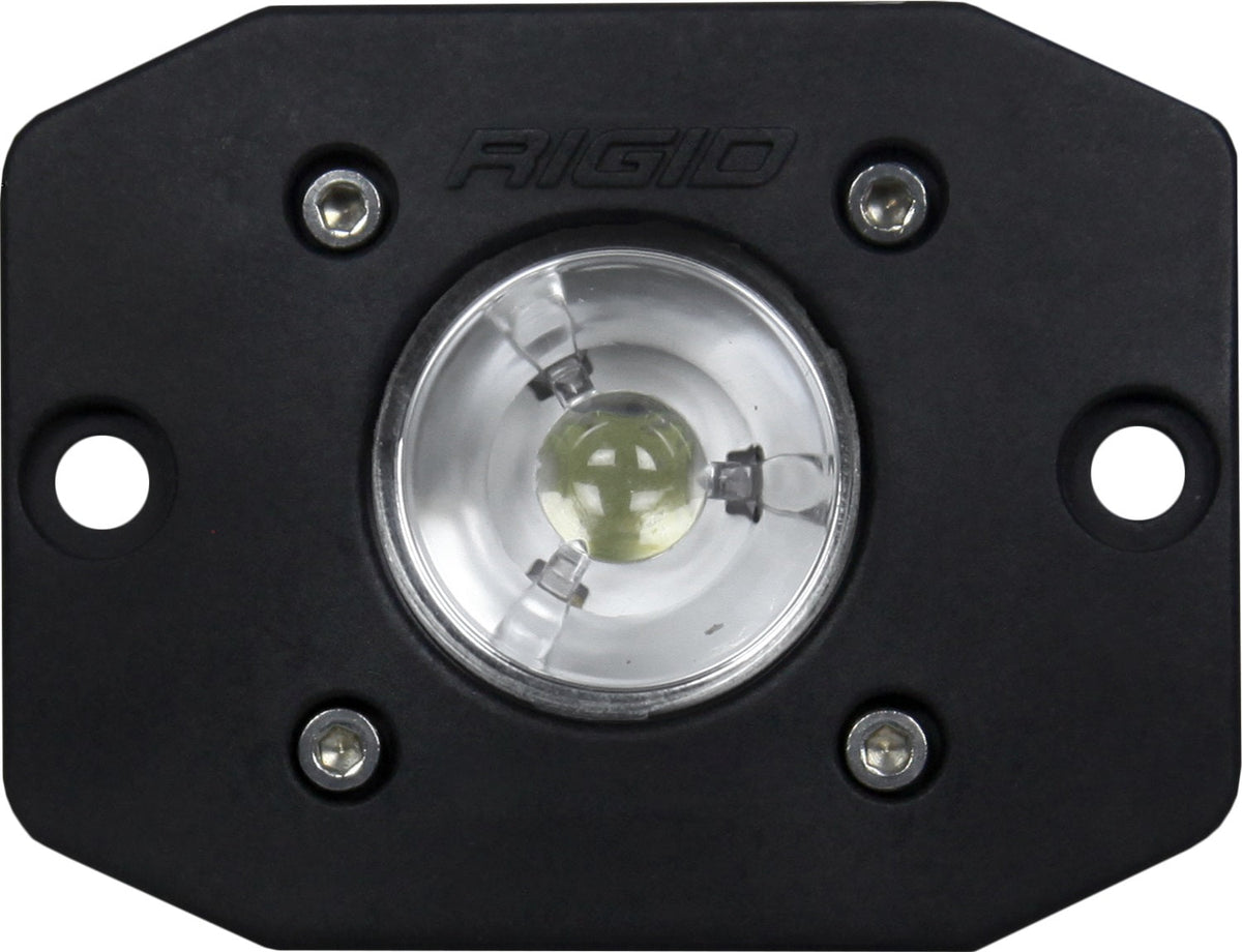 RIGID Industries - Ignite LED Light, Flood Beam Pattern, Flush Mount, Black Housing, Single