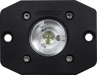 RIGID Industries - Ignite LED Light, Flood Beam Pattern, Flush Mount, Black Housing, Single