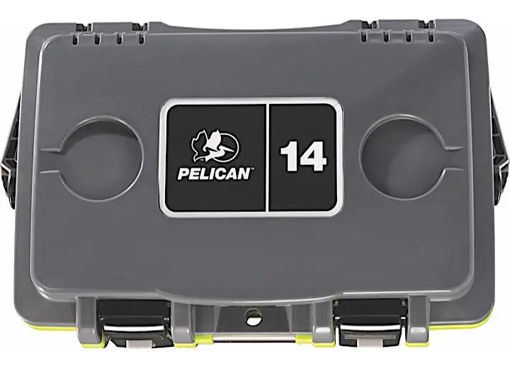 Pelican - IM 14QT ELITE COOLER DKGRY/EGRN