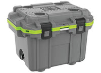 IM 30QT ELITE COOLER DKGRY/EGRN