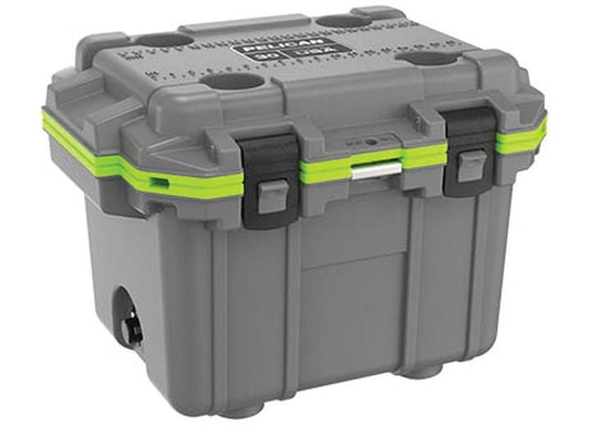 IM 30QT ELITE COOLER DKGRY/EGRN
