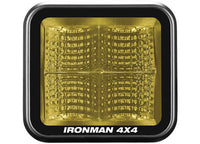 20W Amber LED Cube Flood Light Kit - 2.8 Inch Ironman 4x4