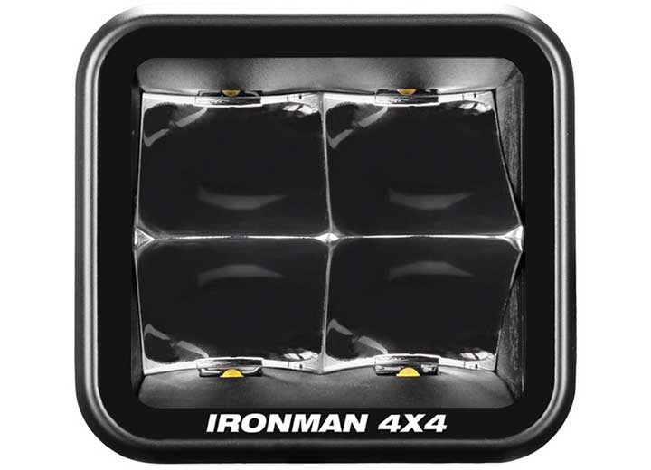 40W Clear Spot Beam LED Cube Light Kit - 3.2 Inch Ironman 4x4