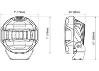 7-Inch SCOPE Spot Beam Driving Light