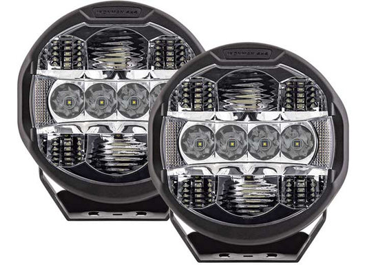 9-Inch Driving Lights with Versatile Combo Beam Feature Ironman 4x4
