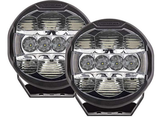 9-Inch Driving Lights with Spot Beam Feature