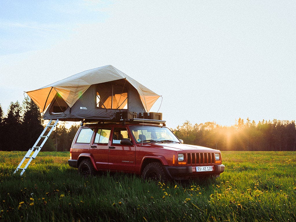 Jeep Cherokee Sport XJ Slimline II Roof Rack Kit