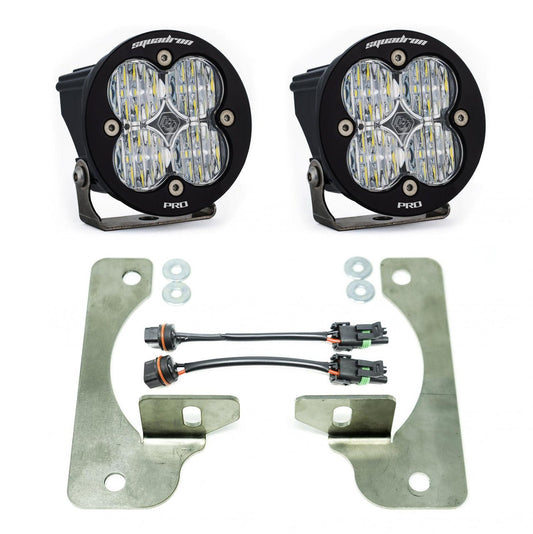 Jeep JL/JT Squadron-R Pro Fog Pocket Light Kit (Clear - Wide Cornering) | 2020-2022 Jeep Gladiator, 2018-2022 Jeep Wrangler JL
